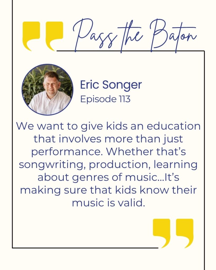 “We want to give kids an education that involves more than just performance. Whether that’s songwriting, production, learning about genres of music…It’s making sure that kids know their music is valid.” 