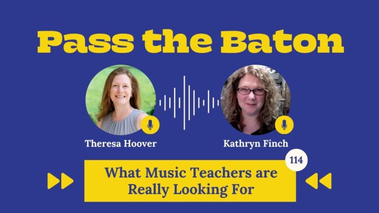 What Music Teachers Are Really Looking For