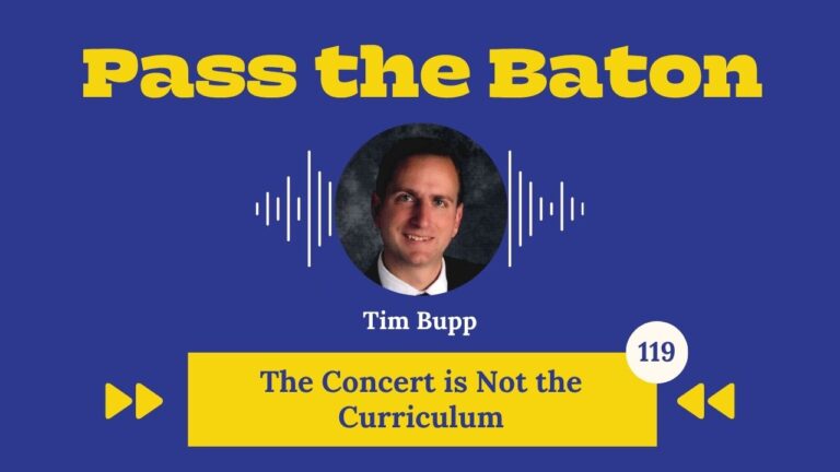 The Concert is Not the Curriculum